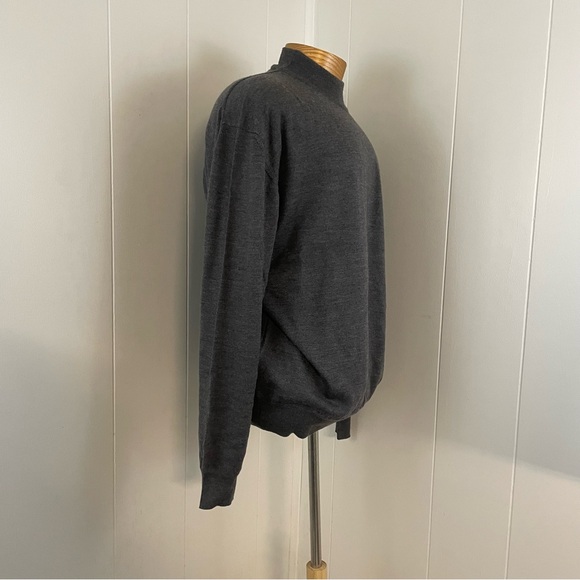 Tricots‎ St. Raphael Mock Neck Sweater Men’s XL Wool Silk Cashmere Knit - Picture 4 of 8